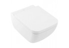 Набор Villeroy & Boch Collaro Combi-Pack раковина WC 56x37,5 cm подвесной DirectFlush CeramicPlus с крышкой с микролифтом - Weiss Alpin