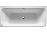Ванна Duravit Happy D.2 угловая левая 180x80 cm, с встраиваемым корпусом акрилową i stelażem - белая
