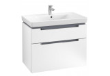 Шкафчик для раковины Villeroy & Boch Subway 2.0, 787 x 590 x 449 mm, 2 elementy wysuwane - White Matt 