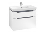 Шкафчик для раковины Villeroy & Boch Avento, 980 x 514 x 484 mm, 2 elementy wysuwane - Crystal White