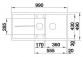 Zlewozmywak Blanco Elon XL 6 S Silgranit PuraDur 78x50 cm odwracalny, antracyt, с автоматической заглушкой