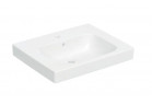 Geberit Modo Раковина, 60cm, z переливом, с отверстиями под смеситель