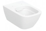 Geberit Smyle Square Подвесной раковина WC, унитаз, B35cm, H33cm, T54cm, скрытый mocowania, Rimfree