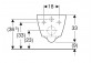 Geberit Smyle Square Подвесной раковина WC, унитаз, B35cm, H33cm, T54cm, скрытый mocowania, Rimfree