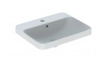 Geberit Variform Встраиваемая раковина, прямоугольная, 55cm, z переливом, с отверстиями под смеситель