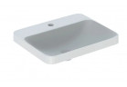 Geberit Variform Встраиваемая раковина, прямоугольная, 55cm, без перелива, с отверстиями под смеситель
