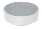 Geberit Variform Раковина накладная на столешницу, круглая, 40cm, без перелива, без отверстия под смеситель