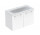 Geberit Selnova Square Набор szafki под раковину, z dwojgiem двери, 100x65.2x50.2cm, белый, с раковиной meblową, cienki rant, z переливом, с отверстиями под смеситель