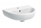 Geberit Selnova Раковина kompaktowa, 45cm, z переливом, с отверстиями под смеситель
