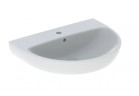 Geberit Selnova Раковина, 65cm, z переливом, с отверстиями под смеситель
