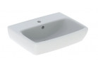 Geberit Selnova Square Раковина kompaktowa, 50cm, z переливом, с отверстиями под смеситель