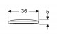 Geberit Selnova Сидение для туалета, крепление od dołu, петли металлические, zachodząca крышка крышки унитаза