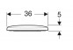 Geberit Selnova Сидение для туалета, крепление od dołu, петли металлические, zachodząca крышка крышки унитаза