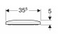 Geberit Selnova Сидение для туалета, крепление od góry, wolne opadanie, петли металлические, z wypinanymi zawiasami, zachodząca крышка крышки унитаза