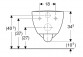 Geberit Selnova Comfort Подвесной раковина WC, унитаз, B35.5cm, H34.5cm, T70cm, długa, частично скрытый mocowania, Rimfree