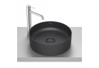 TERRA Накладная раковина круглая 39 cm Fineceramic® CZARNY MAT