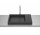 HORIZON Накладная раковина SKYLINE 60x38 cm CZARNY MAT