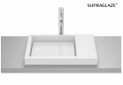 HORIZON Накладная раковина SKYLINE 60x38 cm белый глянец Supraglaze®