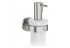 Дозатор для мыла Grohe Essentials с рычагом - нержавеющая сталь