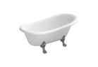 ванна свободностоящая OMNIRES ATENA COMFORT M+, 157 x77 cm - белый глянец