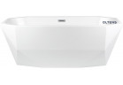 Oltens Stygg ванна свободностоящая 160x73 cm овальная акриловая - белая