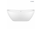 Oltens Folda ванна свободностоящая 170x72 cm овальная акриловая - белая