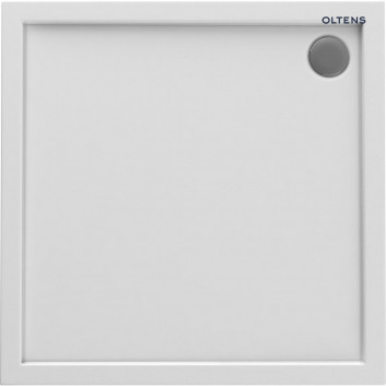 Oltens Superior поддон półokragły 90x90 cm акриловый - белый