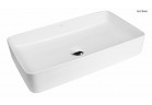 Oltens Solberg раковина 62x41,5 cm накладная прямоугольная с плёнкой SmartClean - белая 
