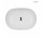 Oltens Hamnes Thin накладная раковина овальная 60,5 x 41,5 cm белая с плёнкой Oltens SmartClean