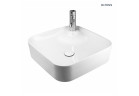Oltens Lysake раковина 42,5 cm накладная квадратная с плёнкой SmartClean - белая