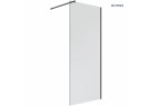 Oltens Bo перегородка для душа Walk-In 120 cm profil чёрный мат.