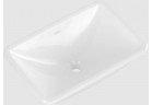 Встраиваемая раковина - Villeroy & Boch/Loop & Friends, 600 x 405 x 185 mm, Weiss Alpin CeramicPlus, z переливом, Nieszlifowany