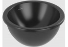Раковина в столешнице - Villeroy & Boch/Loop & Friends, 330 x 330 x 190 mm, Pure Black CeramicPlus, без перелива