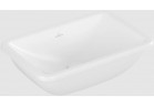 Раковина в столешнице - Villeroy & Boch/Loop & Friends, 450 x 280 x 185 mm, Stone White CeramicPlus, z переливом
