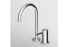 Смеситель для раковины Zucchetti Pan напольный на 2 отверстия, 278 mm