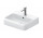 Раковина с тумбой 50x42cm, Duravit Qatego - Белый глянцевый