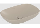 Раковина накладная на столешницу Villeroy & Boch, Loop & Friends, Almond CeramicPlus, z переливом