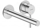 Однорычажный смеситель для раковины скрытая, Duravit Circle - Хром глянцевый