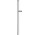 Душевая штанга 810mm, Duravit - Хром глянцевый