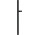 Душевая штанга 810mm, Duravit - Чёрный Мат.