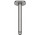 Держатель для душа потолочные 20 cm, Duravit - Нержавеющая сталь szczotkowana