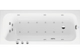 Ванна с гидромассажем 160x70cm, Duravit Qatego, Combi-System P- Белая