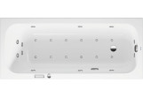 Ванна с гидромассажем 160x70cm, Duravit Qatego, Combi-System E- Белая