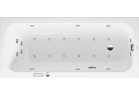 Ванна с гидромассажем 160x70cm, Duravit Qatego, Combi-System E- Белая