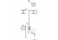 Набор baterii termostatycznej naściennej 2-drożnej prysznicowej, TRES MAX-TRES - Хром 
