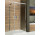Душевая кабина прямоугольная Sanplast KNL/FREEZONE-80x100-S cyW0, высота 190 cm, вариант левосторонний, профиль серебряный глянцевый