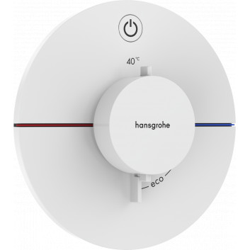 Смеситель термостатическая, скрытая do 1 odbiornika, Hansgrohe ShowerSelect Comfort S - Чёрный Матовый