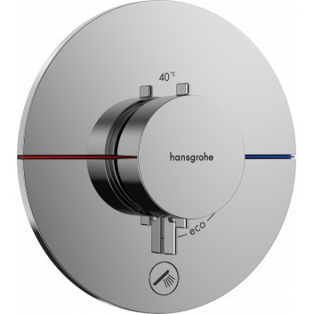 Смеситель термостатическая, скрытая do 1 odbiornika z dodatkowym wyjściem, Hansgrohe ShowerSelect Comfort S - Хром 