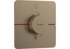 Смеситель термостатическая, скрытая do 1 odbiornika, Hansgrohe ShowerSelect Comfort Q - Бронза Szczotkowany