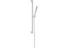 Душевой гарнитур 100 1jet EcoSmart+ штанга 65 cm, Hansgrohe Pulsify S - Белый Матовый